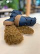 Milash Leather Shoes Blue