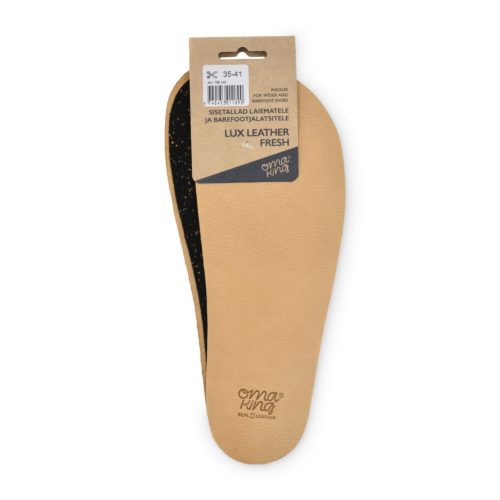 TB-340 Lux Leather Fresh prémium bőr talpbetét aktív szénnel